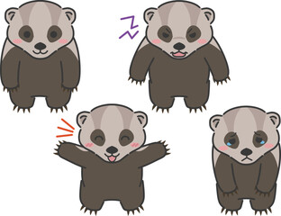 アナグマの喜怒哀楽