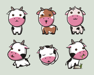 all kinds of funny cows