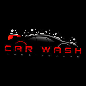 car wash logo, cool can be used also for license free small business