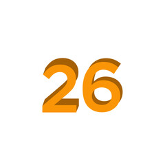 3d number logo , template element logo best style