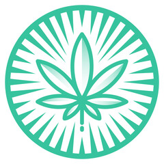 CBD Leaf Icon - Vol-2