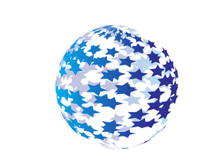 Global network connection. 
Technology Global communication vector template linear style. World map point and line composition concept of global business. Sphere Logo Circle abstract design.