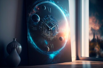 Time Concept. time, space, infinity