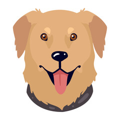 golden retriever dog mascot