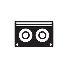 tape icon , radio icon vector