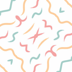 Moving colorful lines of abstract background