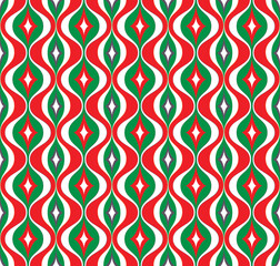 Ogee pattern. Colorful abstract pattern. Multicolor ogee pattern. Traditional oriental art. Beautiful colored-wavy pattern.