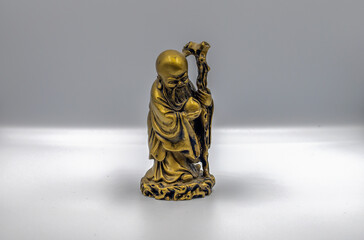 Bronze small statuette -Elder Lu Xing-