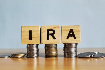 IRA concept, individual retirement account (IRA) is retirement savings accounts with tax advantage.