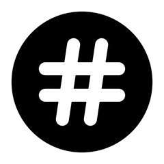 hastag icon