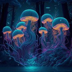 Obraz premium Ecological representations and concepts, caretakers of the planet. 