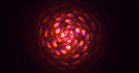 3D rendering abstract circle light background
