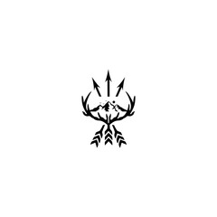 Dear hunter logo vector template.Hunting logo. suitable for company logo, print, digital, icon, apps, and other marketing material purpose