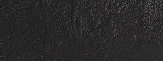 Black rough grainy stone and concrete texture background. Wall grunge texture background.