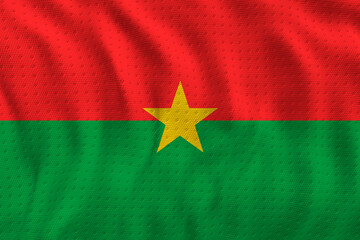 National flag of Burkina Faso.. Background  with flag of Burkina Faso..