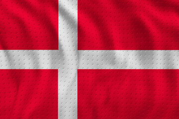 National flag of Denmark. Background  with flag  of Denmark.
