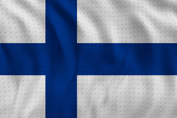 National Flag of Finland.  Background  with flag  of Finland