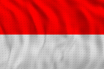 National flag of indonesia. Background  with flag of indonesia