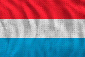 National flag of Luxembourg. Background  with flag  of Luxembourg