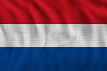 National flag of Netherlands. Background  with flag  of Netherlands.