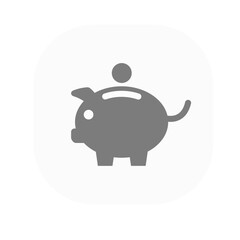 Saving Business Icon Rectangle Rounded