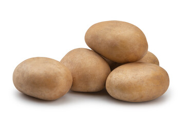 Fototapeta premium potato, isolated on a white background