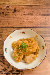 鶏肉の大根おろし