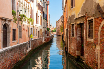 Obraz na płótnie Canvas Venice canals and architecture, Italy