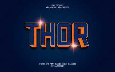 Thor Text Effect