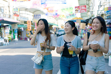 Now that the world is starting to travel for pleasure again,Three Asian girls go on a local trip in...