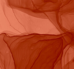 Red Abstract Design. Abstract Background. Watercolor Pattern. Watercolor Texture. Ink Graffiti....