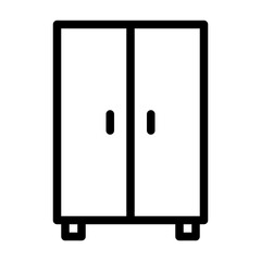 Cupboard Icon Line Style