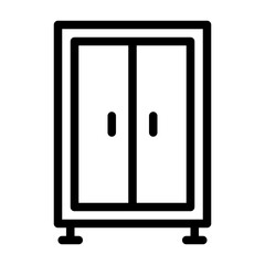 Cupboard Icon Line Style