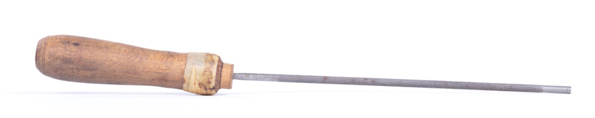 Old file on a white background