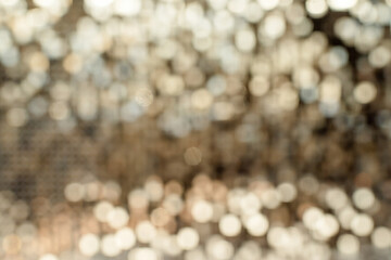 Gold abstract defocused bokeh background