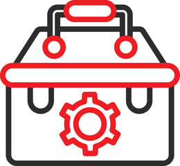 Repairing Tools Box Vector Icon
