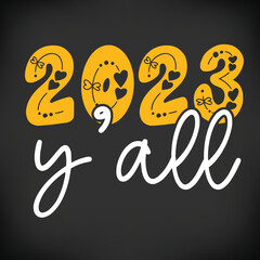 Happy new year svg t shirt design