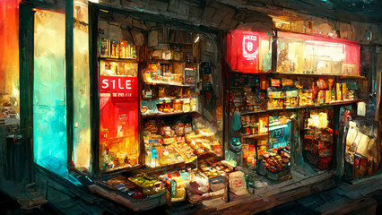 Fototapeta premium _04ファンタジーイラスト背景