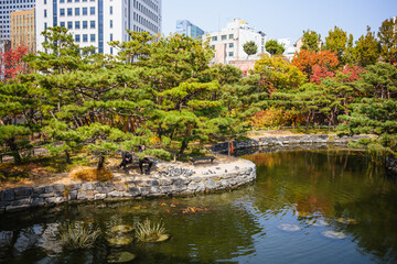 Park in Seoul South Korea