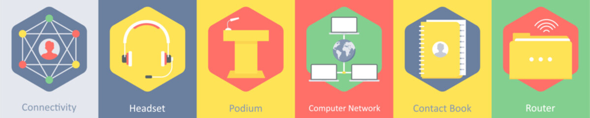 connectivity, headset, podium