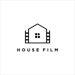 House Film Creative Logo Vector