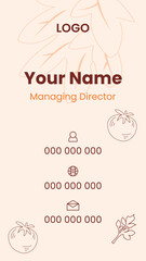 food background company id vector template