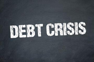 Obraz premium Debt Crisis
