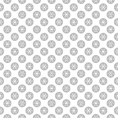 Poker Chip seamless pattern. Vector Background Gambling Casino Chips signs