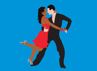 salsa dance illustration