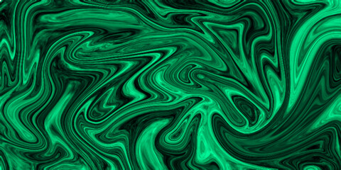 Green liquid marble surfaces design and panorama texture background. Luxurious colorful liquid marble surface background, Dark green color beautiful fluid abstract marble oil paint background, vector