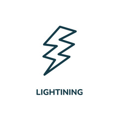 lightning icon vector. thunder icon vector symbol illustration. modern simple vector icon for your design. bolt icon vector	