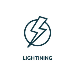 lightning icon vector. thunder icon vector symbol illustration. modern simple vector icon for your design. bolt icon vector	