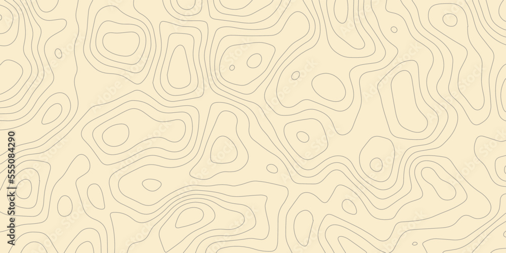 Aufkleber topographic map, topographic pattern line map vector abstract background. wavy papercut line abstrac