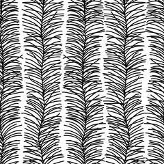 Modern abstract seamless pattern with organic brush seamless pattern.